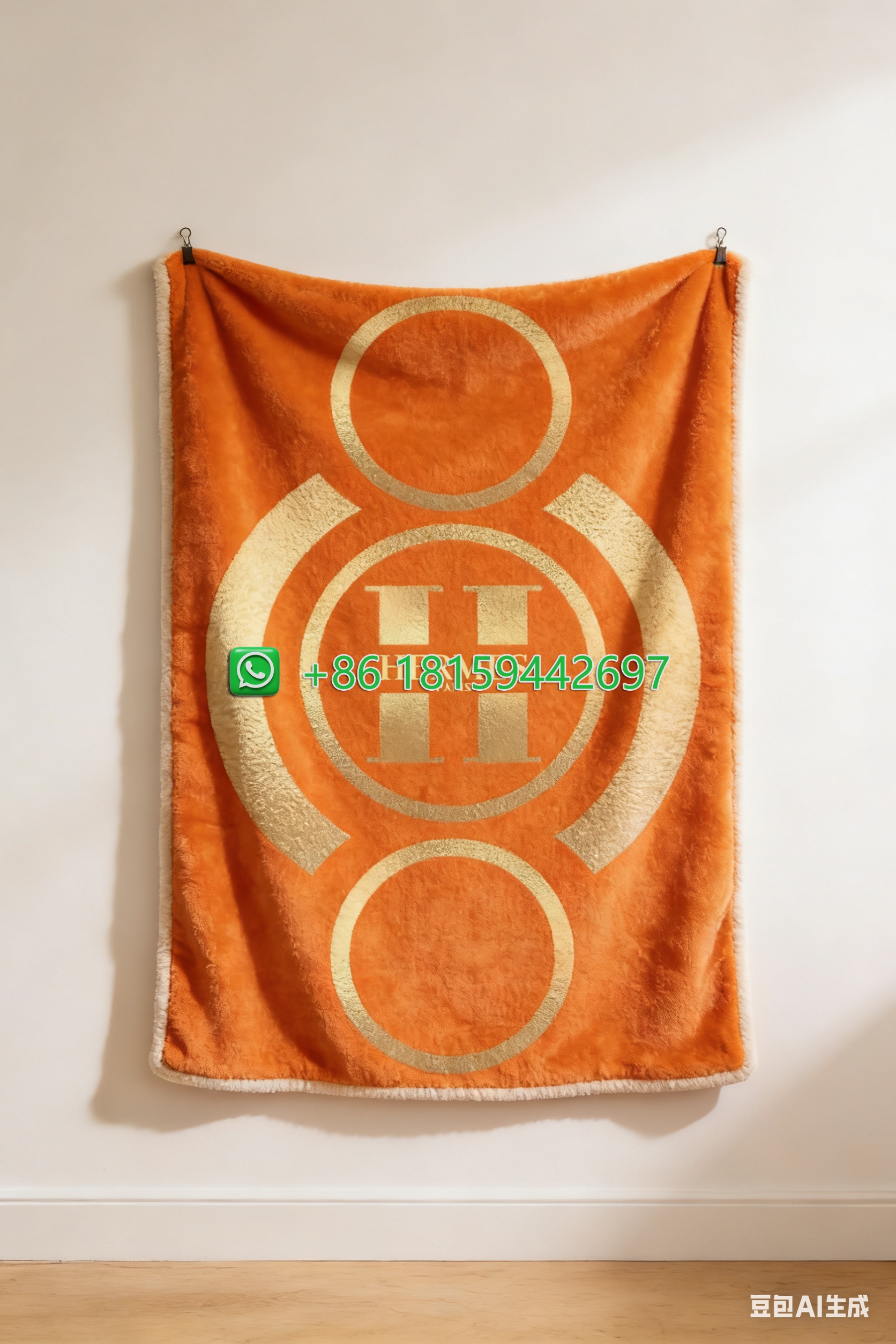 Hermes Throw Blankets
